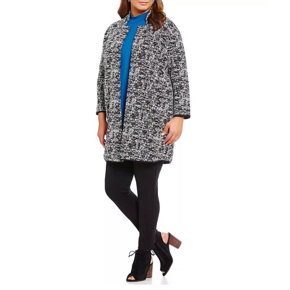 Chelsea & Theodore Abstract Print Cardigan - Sz S